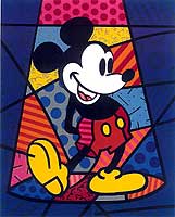Romero Britto 'Mickey Mouse'